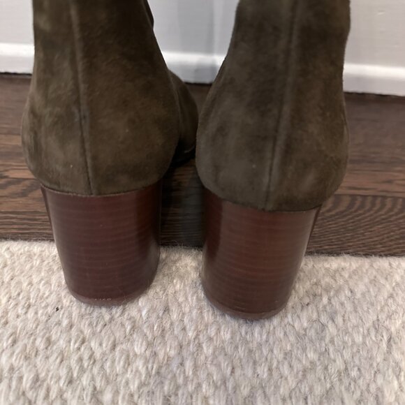Sézane Adèle boots in Khaki (dark olive), size 39 ~ pre-owned EUC! - Picture 7 of 9